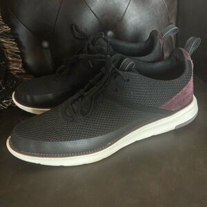 Cole Haan zero grand red suede backed sneakers